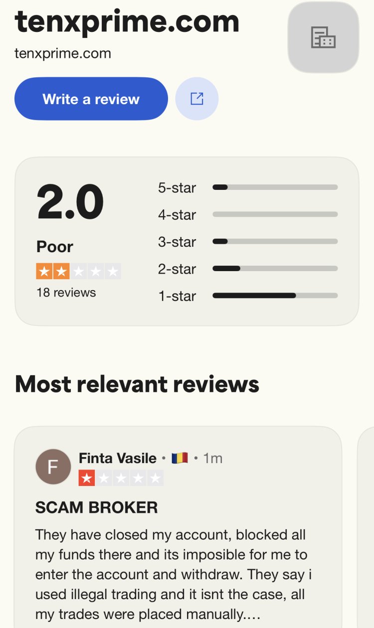 How can i recover my money from TenX Prime
