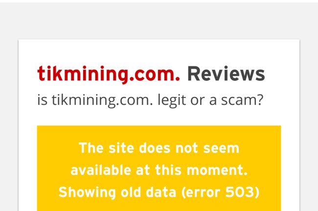 How Can I Recover My Money From Tikmining
