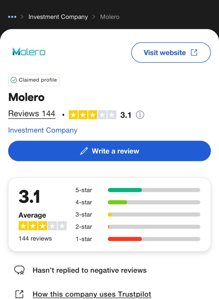 How Can I Recover  My Money From Molero