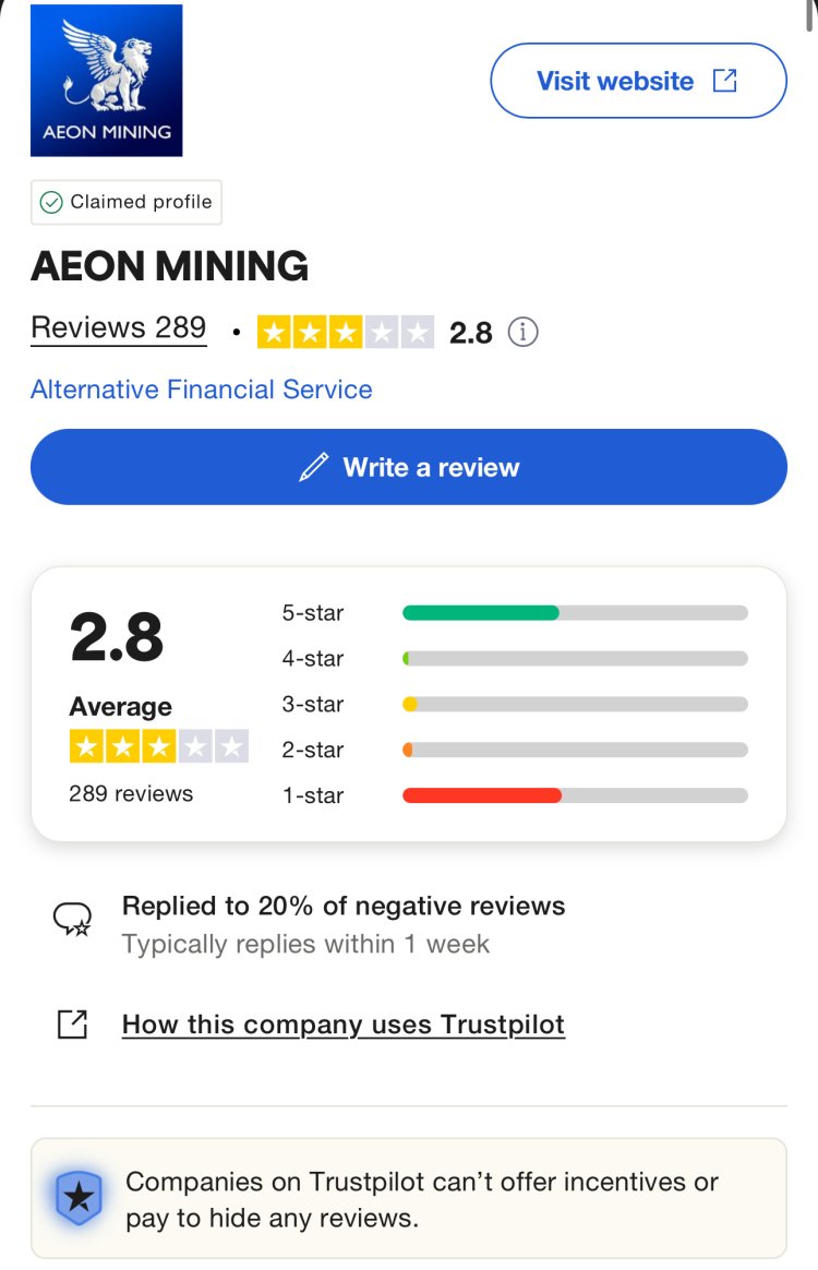 How Can I Recover My Money From AEON Mining