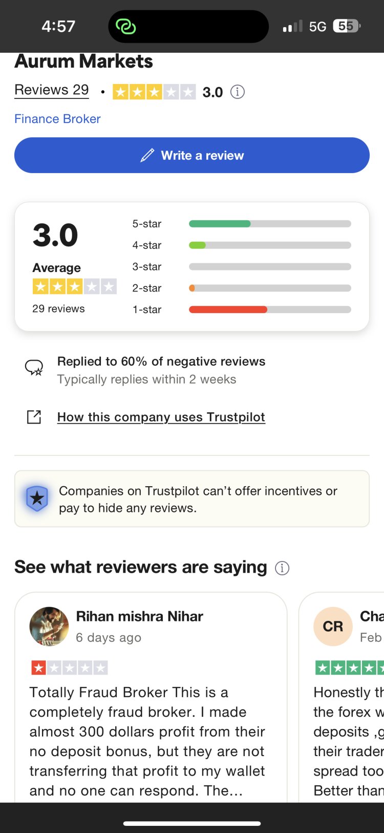 How can I Recover My Money From Aurum Markets