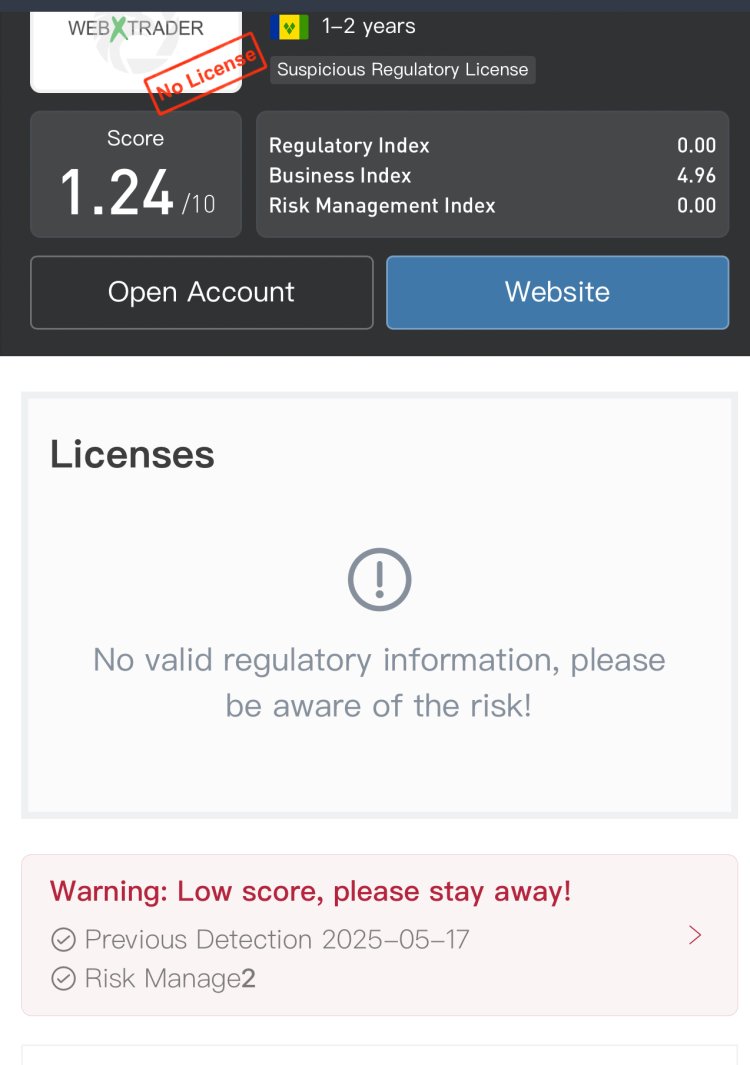 How Can I Recover My Money From Webx Trader