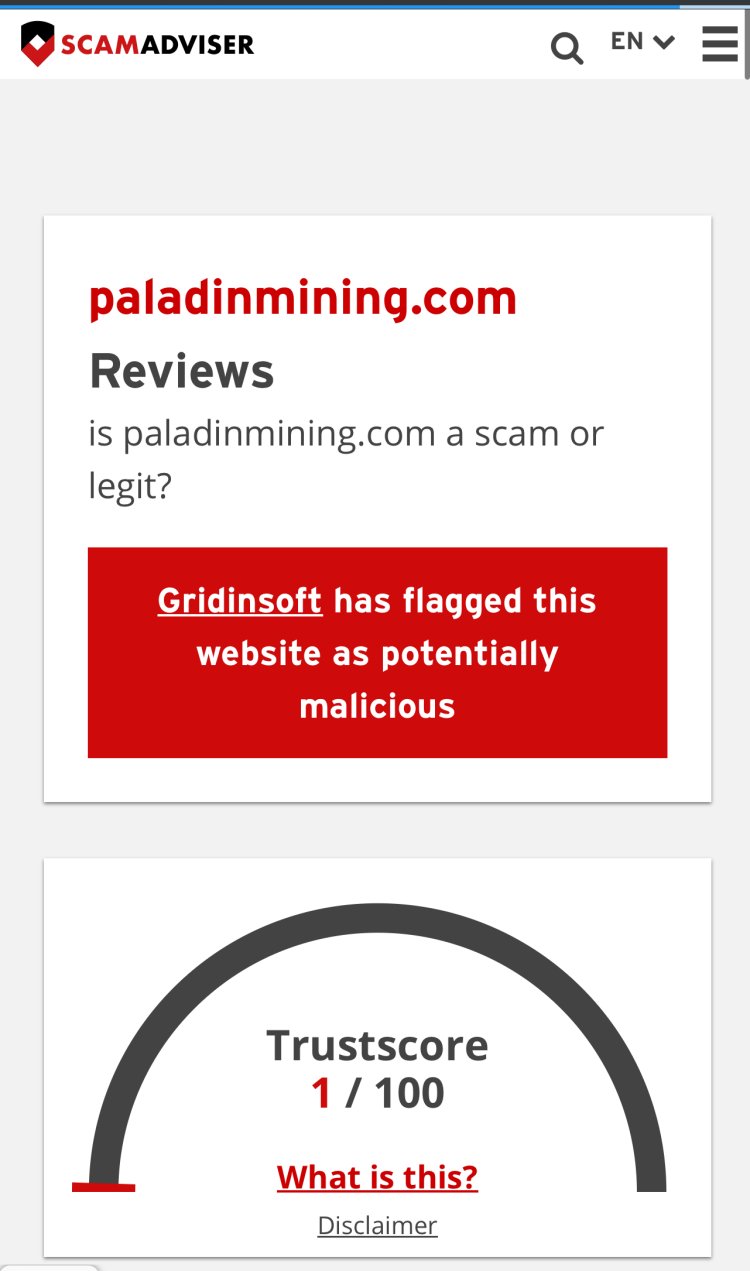 How Can I Recover My Money From Paladin Mining