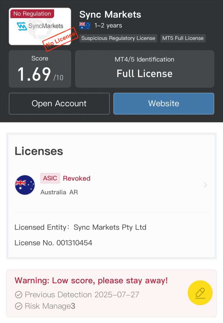 How Can I Recover My Money From Sync Markets