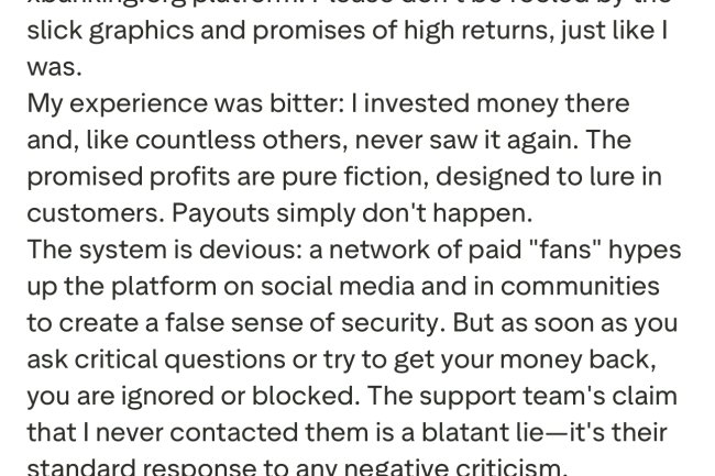 How Can I Recover My Money From Xbanking