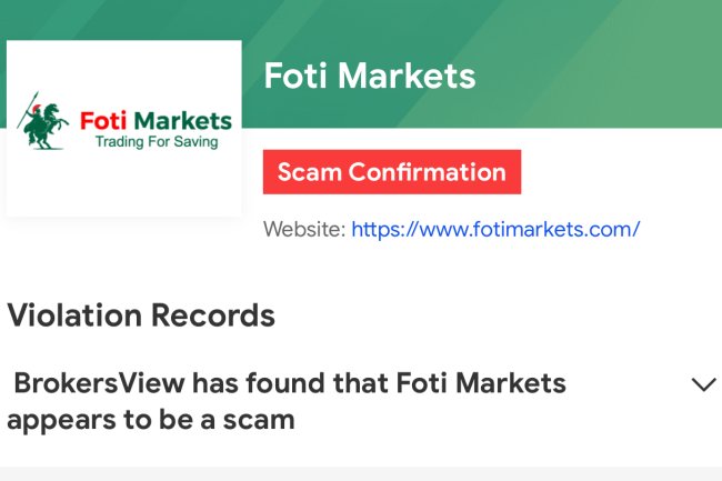 How Can I Recover My Money From Foti Markets