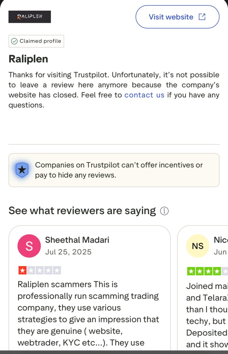 How Can I Recover My Money From Raliplen