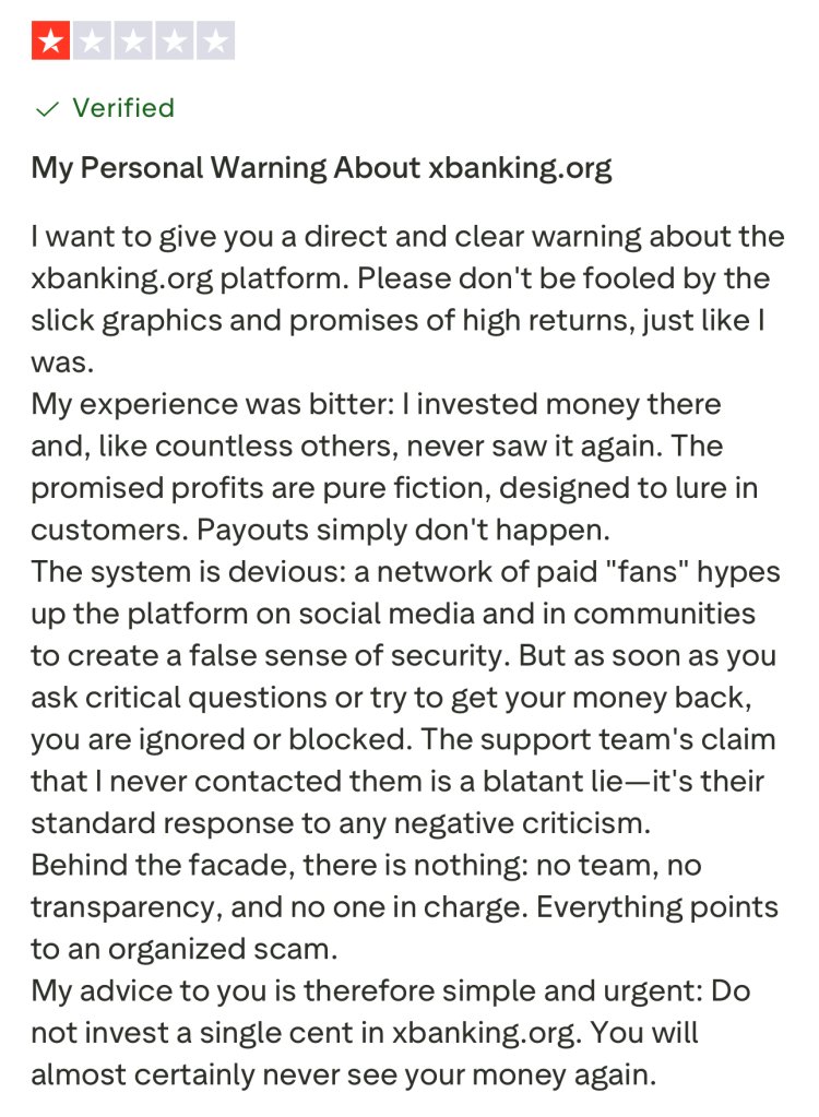 How Can I Recover My Money From Xbanking