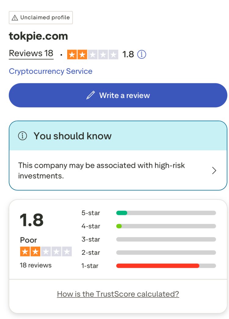 How Can I Recover My Money From Tokpie