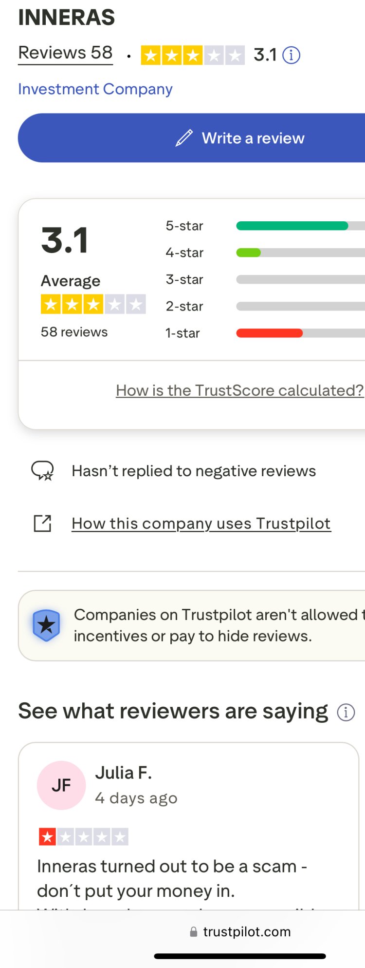 How Can I Recover My Money From Inneras